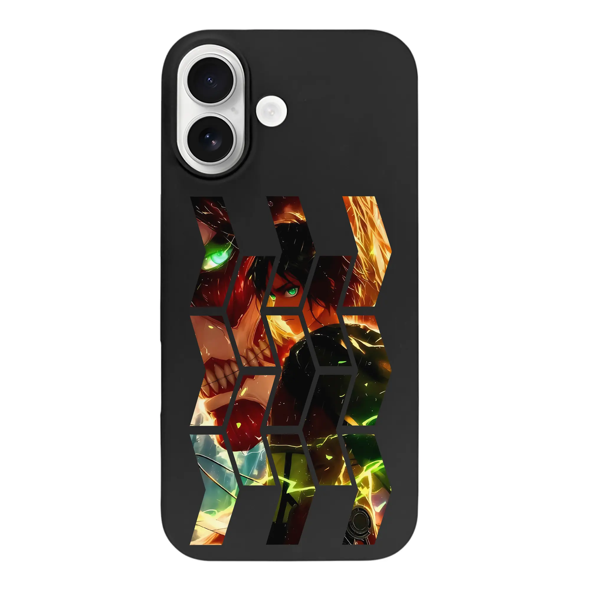 進撃の巨人 グッズ エレン・イェーガー - iPhone 17 シリーズ シリコンケース 薄型 耐衝撃 指紋防止 ソフトタッチカバー 精密フィット 傷防止 保護ケース iPhone 17/17 Air/17 Pro/17 Pro Max 対応